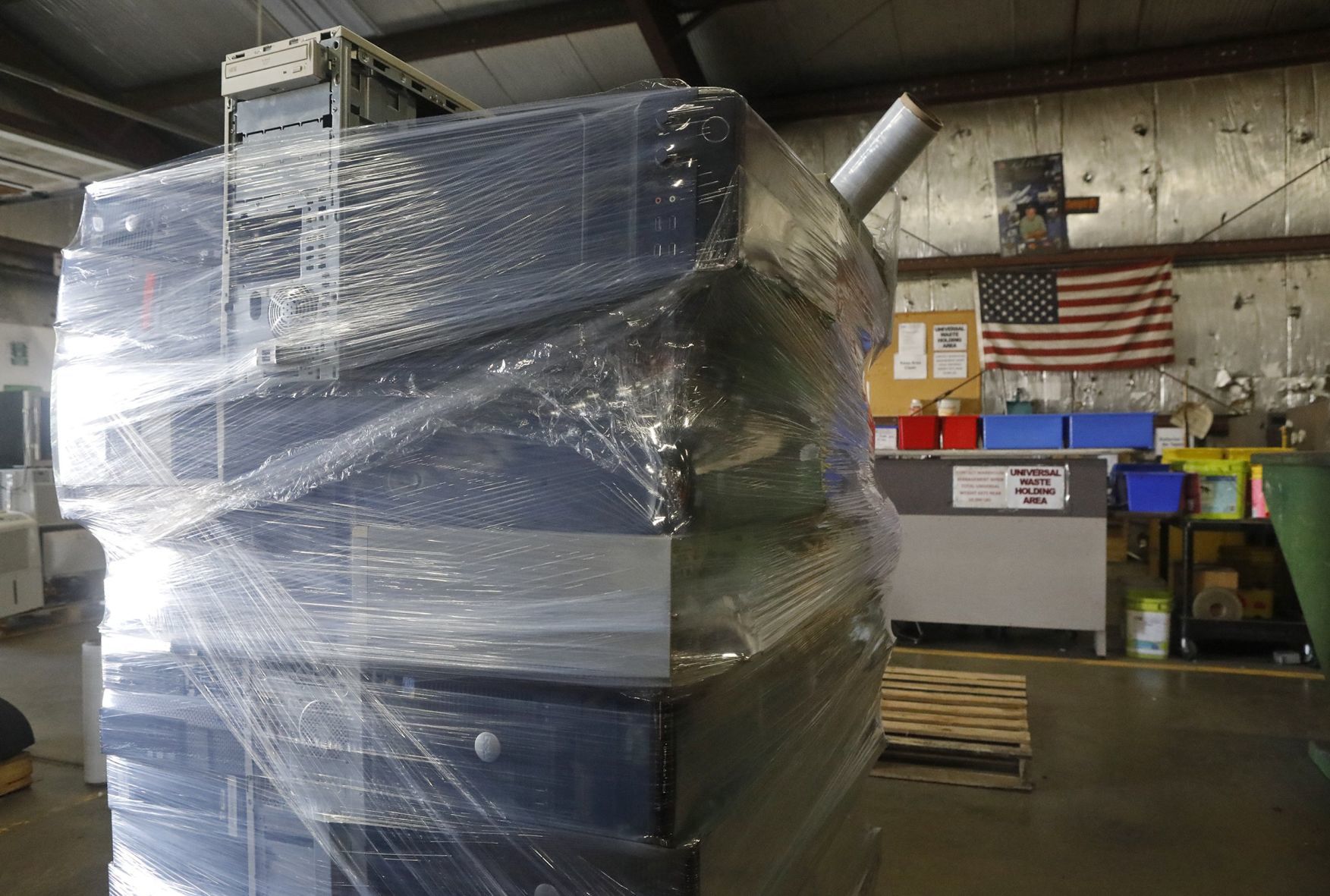 Midwest Recycling Center de-manufactures almost anything electronic